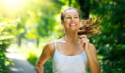 lykken er at løbe om morgenen