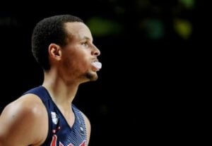 Basketballspilleren Stephen Curry