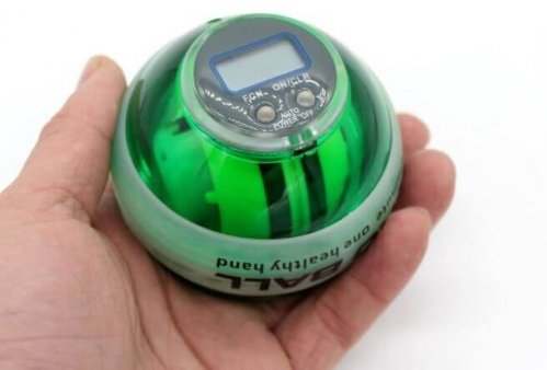 Her er nogle Power Ball øvelser til biceps