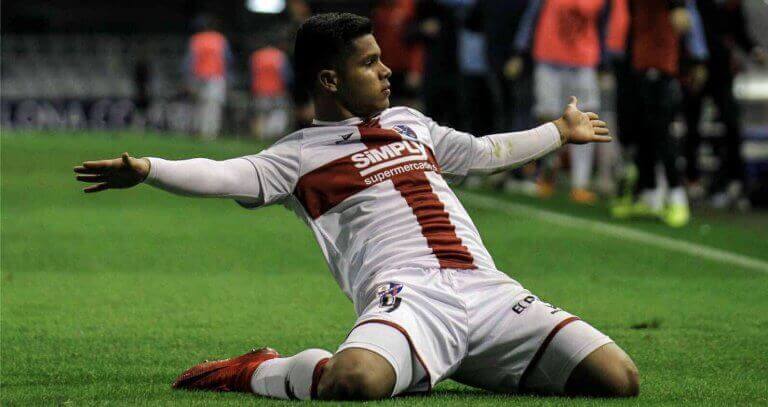 en af de lovende fodboldspillere fra colombia til U-20 verdensmesterskabet