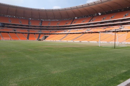 Soccer City ligger i Sydafrika