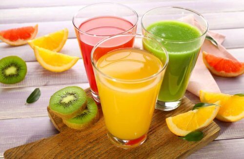 Forskellige juice