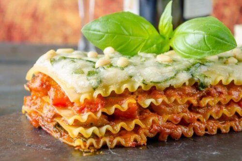 vegetarisk lasagne