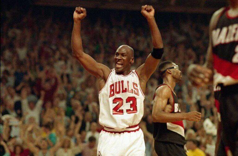 Michael Jordan på banen