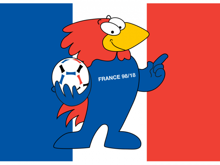 maskot på flag