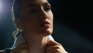 En atlets hydrering af huden