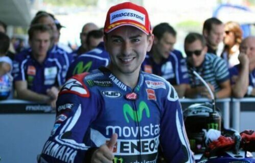 Jorge Lorenzo der laver tommel op