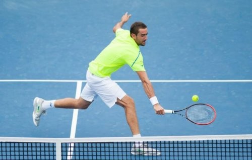 Cilic under en turnering