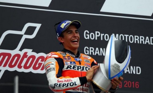 Marc Marquez efter en sejr