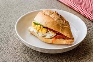 sandwich med æg